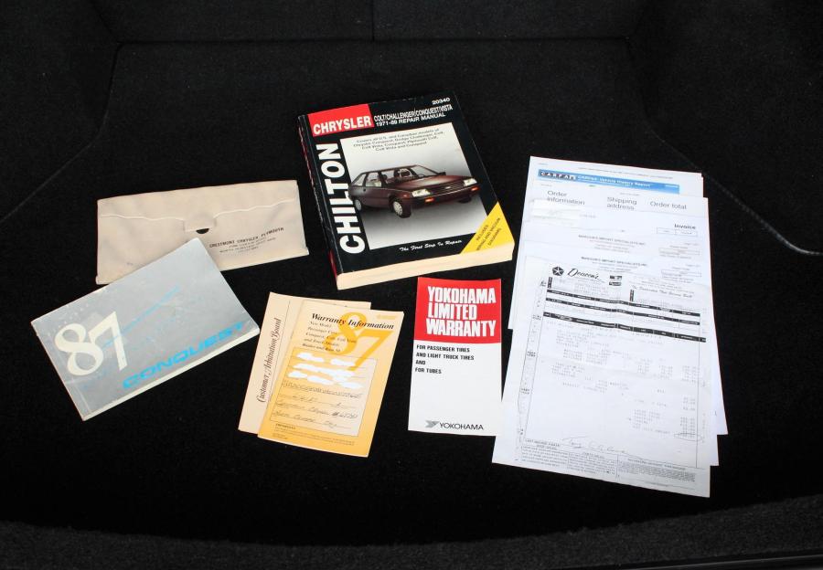 Сервисные книги Chrysler Conquest TSi 1987 года  (фото 111 из 137)